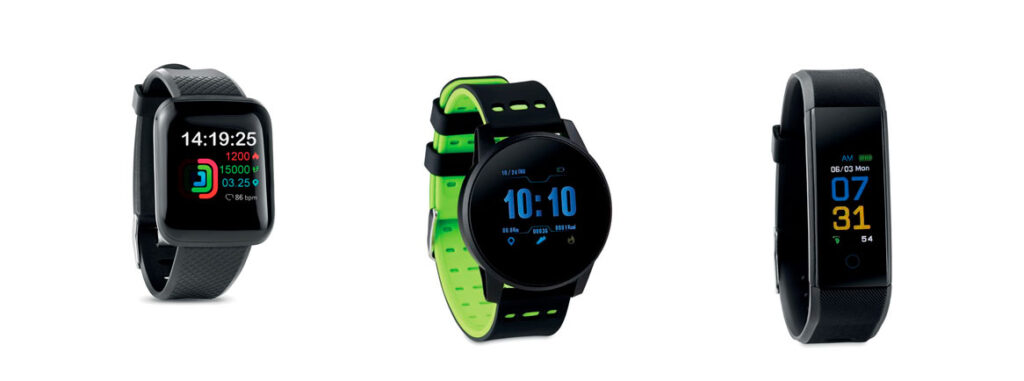 regalos promocionales para esquiadores - pulseras y smartwatch - Grupo Iberoa