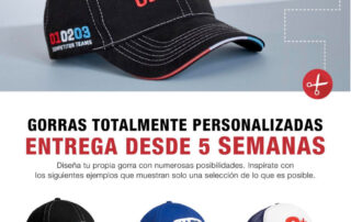 gorras personalizadas - Grupo Iberoa