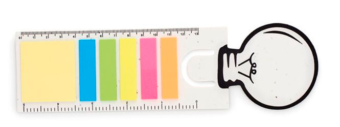 punto de libro con cartón con semillas - Grupo Iberoa