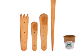 Cubiertos y vasos comestibles con Grupo Iberoa