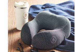 Almohadas de viaje inflables promocionales con Grupo Iberoa